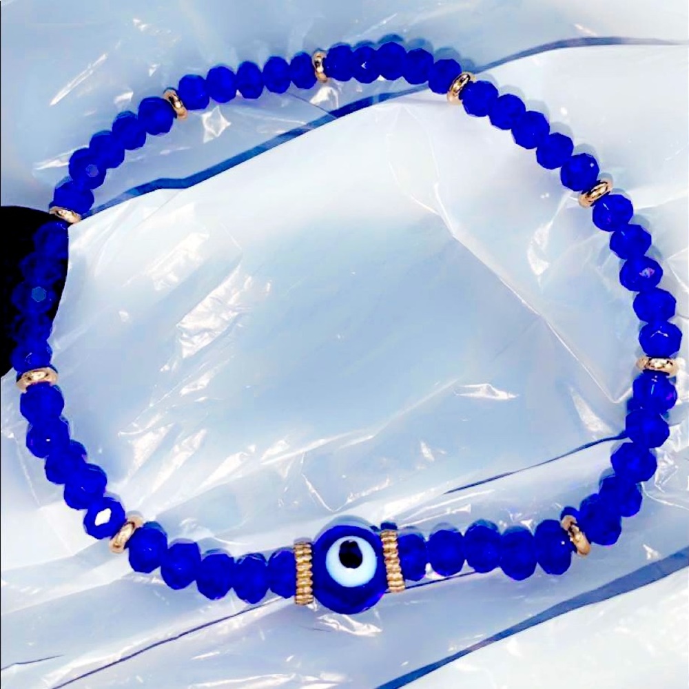 Evil eye bead bracelets